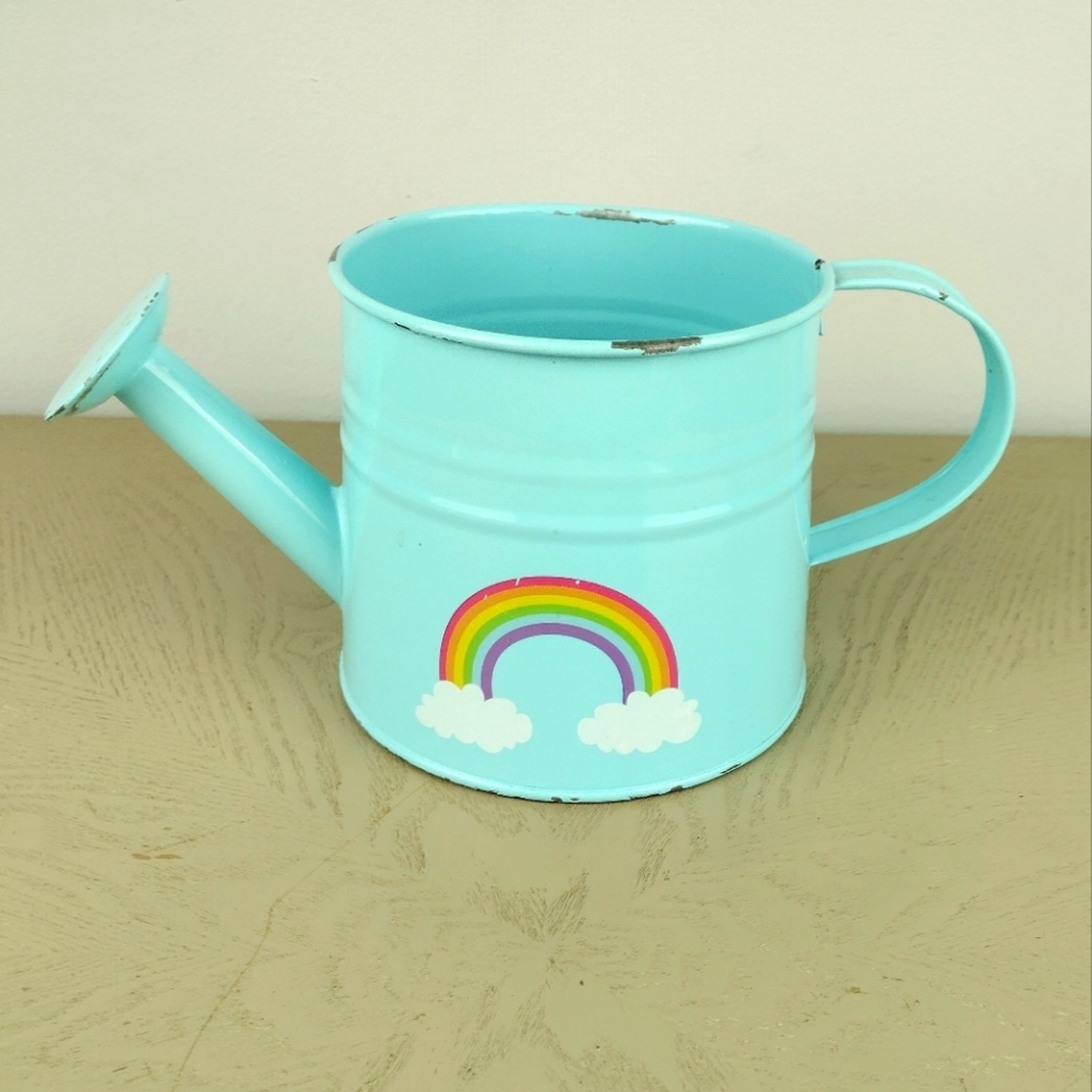 Rainbow Blue Watering Can for Kids - Picture 1 of 8